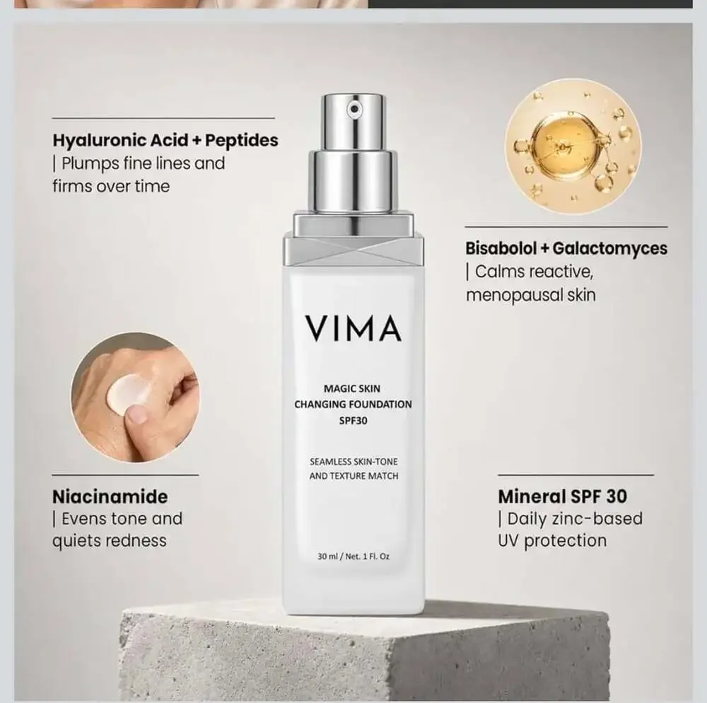 VIMA Magic Skin Changing Foundation SPF30 30ml / 1 Fl. Oz